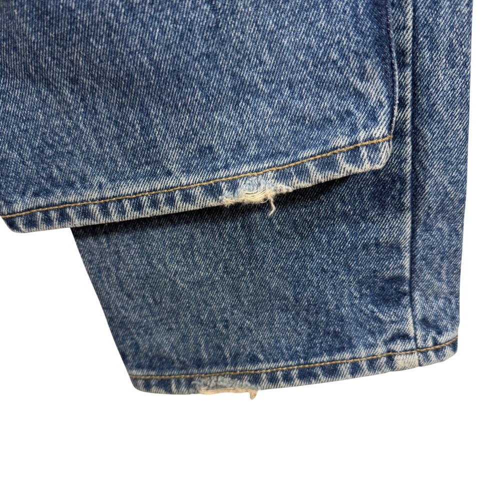 Vintage Lawman Western Jeans Bareback High Rise Straight Leg‎ Denim 28x34.5 - Picture 9 of 12